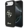 Guess Silicone Big 4G Script Funda para iPhone Air - Negro