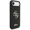 Guess Silicone Big 4G Script Funda para iPhone Air - Negro