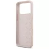 Guess Silicone Big 4G Script Funda para Apple iPhone 17 Pro Max - Rosa