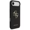 Guess Grained Big 4G & Classic Logo Funda para iPhone Air, Negro