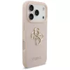 Guess Grained Big 4G & Classic Logo Funda para iPhone 17 Pro Rosa