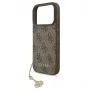 Guess 4G Charms Collection Funda MagSafe para iPhone 17 Pro (Marrón)