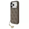 Guess 4G Charms Collection Funda MagSafe para iPhone 17 Pro (Marrón)