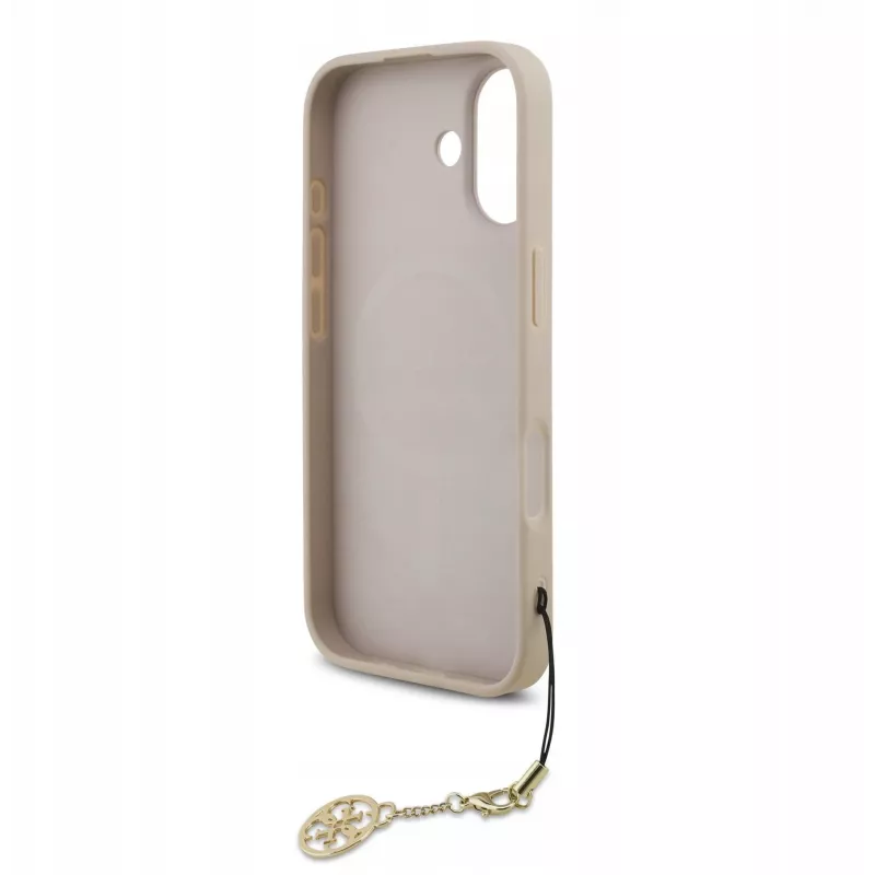 Guess 4G Charms Collection Funda MagSafe para iPhone 17 (Rosa)
