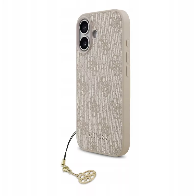 Guess 4G Charms Collection Funda MagSafe para iPhone 17 (Rosa)