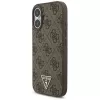 Guess 4G Strap Triangle Logo Funda MagSafe para iPhone 17 Marrón