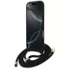 Guess 4G Big Logo Cord Stap Crossbody Funda para iPhone Air, Negro