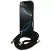 Guess 4G Big Logo Cord Stap Crossbody Funda para iPhone 17 Marrón