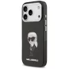 Funda MagSafe Karl Lagerfeld IML Aquarelle Karl & Logo para iPhone 17 Pro (negra)