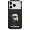 Funda MagSafe Karl Lagerfeld IML Aquarelle Karl & Logo para iPhone 17 Pro (negra)