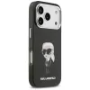 Funda MagSafe Karl Lagerfeld IML Aquarelle Karl & Logo para iPhone 17 Pro (negra)
