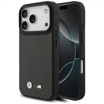 Funda MagSafe BMW M Kevlar Matt para Apple iPhone 17 Pro negra
