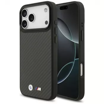Funda MagSafe BMW M Kevlar Matt para iPhone 17 Pro Max negra