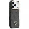 Funda MagSafe Guess 4G PU Triangle Logo & Stand Camera para iPhone 17 Pro negra