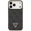 Funda MagSafe Guess 4G PU Triangle Logo & Stand Camera para iPhone 17 Pro Max negra