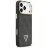 Funda MagSafe Guess 4G PU Triangle Logo & Stand Camera para iPhone 17 Pro Max negra