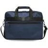 Bolso mensajero para portátil BMW Nylon con logo metálico, azul marino, 16 pulgadas