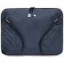 Funda para portátil BMW Nylon 16 pulgadas azul marino con logo metálico