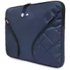 Funda para portátil BMW Nylon 16 pulgadas azul marino con logo metálico