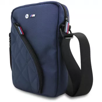 Bolso BMW Nylon Pockets & Metal Logo azul marino
