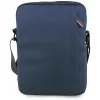 Bolso bandolera BMW Nylon con bolsillos y logo metálico, 10 pulgadas, azul marino