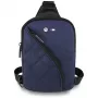 Bolso para teléfono bandolera BMW Nylon Pocket & Metal Logo azul marino