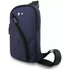 Bolso para teléfono bandolera BMW Nylon Pocket & Metal Logo azul marino