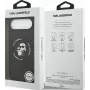 KARL LAGERFELD funda de silicona Karl & Choupette Ring MagSafe para Apple iPhone Air, negro