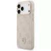 Guess funda MagSafe 4G Strass Logo & Big Strap Metal Buttons para Apple iPhone 17 Pro Max rosa