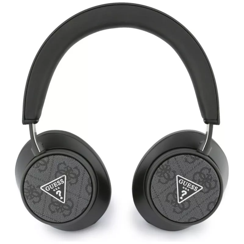 Guess auriculares inalámbricos over-ear 4G Triangle Logo Bluetooth 5.4 ENC negros