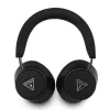 Guess auriculares Bluetooth over-ear ENC Saffiano Triangle Logo negros