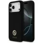 Guess funda MagSafe Silicone Logo Strass 4G para iPhone 17 Pro Max negro