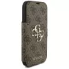 Guess funda tipo libro 4G Metal Logo para Apple iPhone 17 Pro, marrón