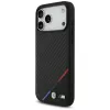 BMW funda MagSafe M Carbon Tricolor Line para iPhone 17 Pro Max negro