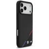 BMW funda MagSafe M Carbon Tricolor Line para iPhone 17 Pro Max negro