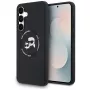 Karl Lagerfeld funda de silicona Karl & Choupette Heads MagSafe para Samsung Galaxy S25 FE negro