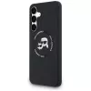 Karl Lagerfeld funda de silicona Karl & Choupette Heads MagSafe para Samsung Galaxy S25 FE negro