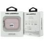 Funda KARL LAGERFELD Monogram Karl Head para AirPods Pro 3, rosa