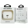 Funda KARL LAGERFELD Silicone Karl Head 3D para AirPods Pro 3, blanca