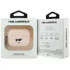 Funda de silicona Karl Lagerfeld Choupette Head 3D para AirPods Pro 3, rosa