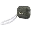 Funda Guess Glitter Pearl Strap para AirPods Pro 3, caqui