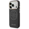 Funda Guess Perforated 4G MagSafe para iPhone 17 Pro, negra