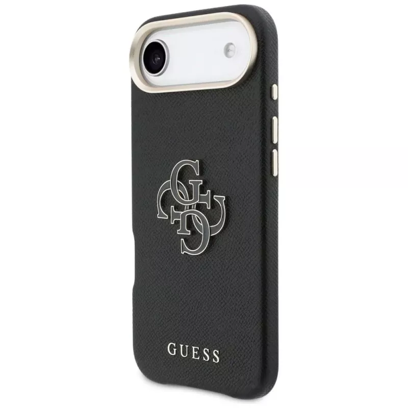 Funda Guess FW Resin Logo para iPhone Air, negra