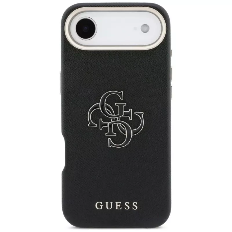 Funda Guess FW Resin Logo para iPhone Air, negra