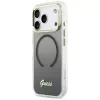Funda Guess IML Gradient Script Metal MagSafe para Apple iPhone 17 Pro Max, negra