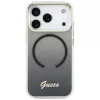 Funda Guess IML Gradient Script Metal MagSafe para Apple iPhone 17 Pro Max, negra