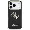 Funda Guess IML 4G Script Metal para Apple iPhone 17 Pro, negra
