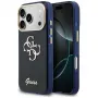 Funda Guess IML 4G Script Metal para Apple iPhone 17 Pro Max, azul