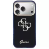 Funda Guess IML 4G Script Metal para Apple iPhone 17 Pro Max, azul