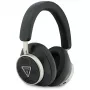 Guess 4G Triangle Logo Auriculares Bluetooth 5.4 Over-Ear con ENC, Negro